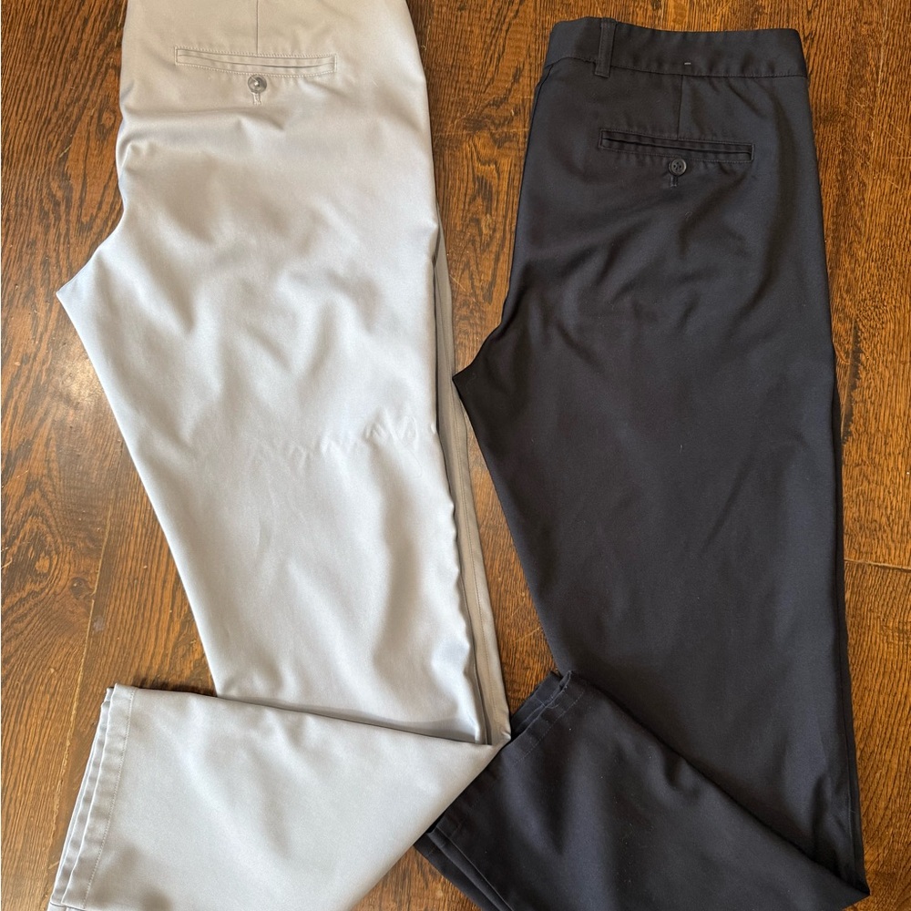 Mizzen+Main Black and Gray Chinos